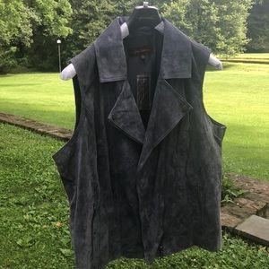 Hal Rubinstein Suede/Leather Vest